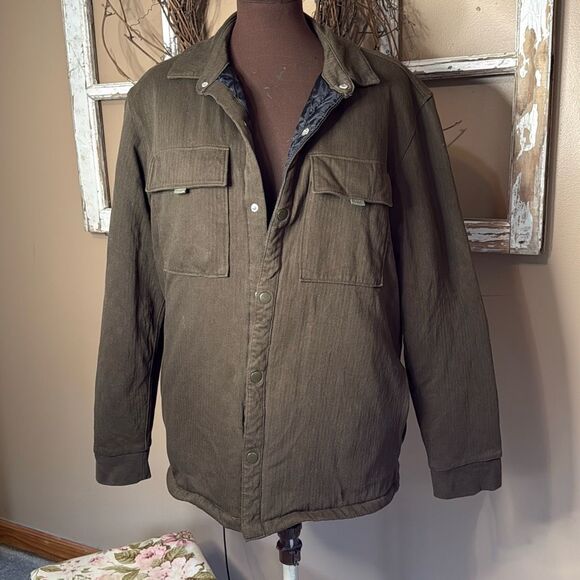 Zara women’s jacket chore coat size medium brown color Minimalist neutral - Picture 1 of 10
